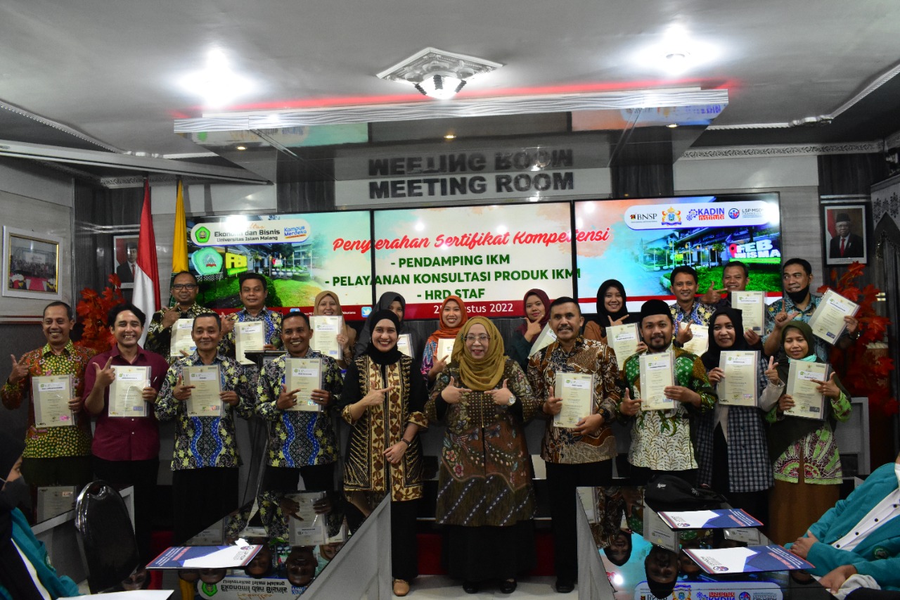 Sertifikasi Kompetensi Pendamping IMKM Dosen FEB Unisma